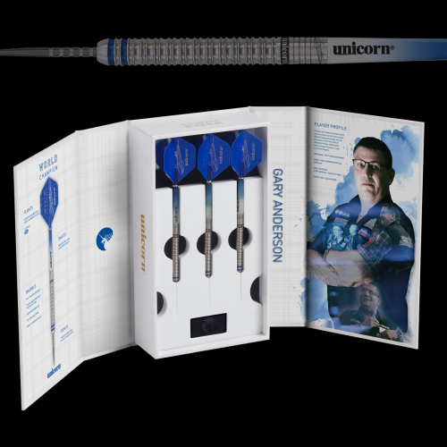 Przejdź do produktu GARY ANDERSON World Champion 21 g Unicorn lotki dart steeltip