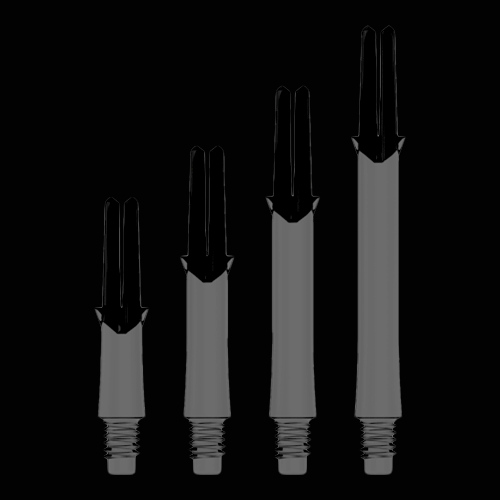 Przejdź do produktu L-Shaft Locked Straight Clear Black 330  L-Style shafty