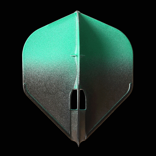 Przejdź do produktu Piórka dart Two Tone L1PRO Standard Black/Green L-Style