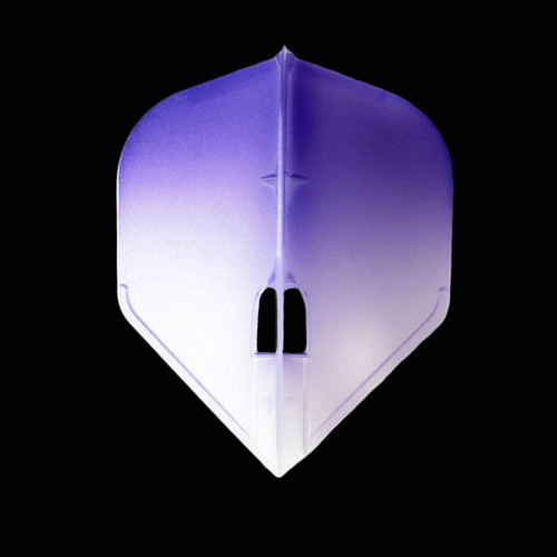 Przejdź do produktu Piórka dart Two Tone L3PRO Shape Clear/Purple L-Style