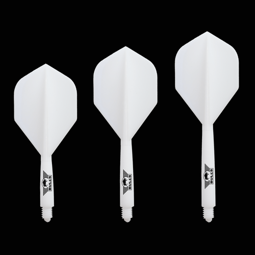 Przejdź do produktu Union white medium System shaftów z piórkami Bull's