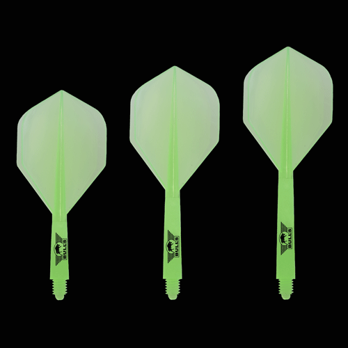 Przejdź do produktu Union green large System shaftów z piórkami Bull's