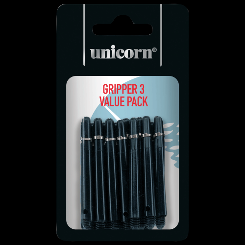 Przejdź do produktu Zestaw GRIPPER 3 short black Unicorn shafty nylonowe 15 szt 