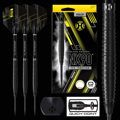 Przejdź do produktu NX90 QP Black 22 g lotki dartt steeltip