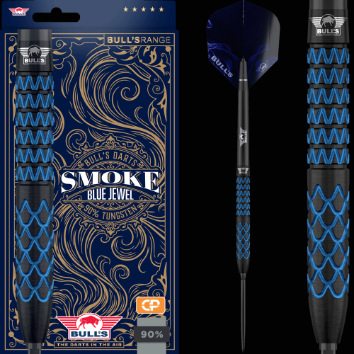 Przejdź do produktu Smoke Blue Jewel CP 21 g Bull's lotki dart steeltip
